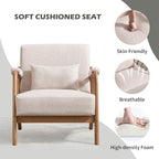 INZOY Mid Century Modern Accent Chair - Image 5
