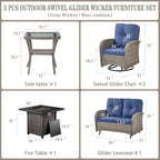 Belord 5 Pieces Patio Furniture Set - Image 2