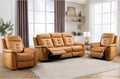 ANJ 3-Piece Faux Leather Power Recliner Sofa Set by ANJ