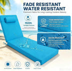 Chaise Lounge Cushion for Outdoor Furniture, Waterproof, Fade-Resistant and - Image 5