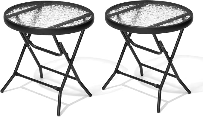 2 Pieces Outdoor Side Table - Image 7