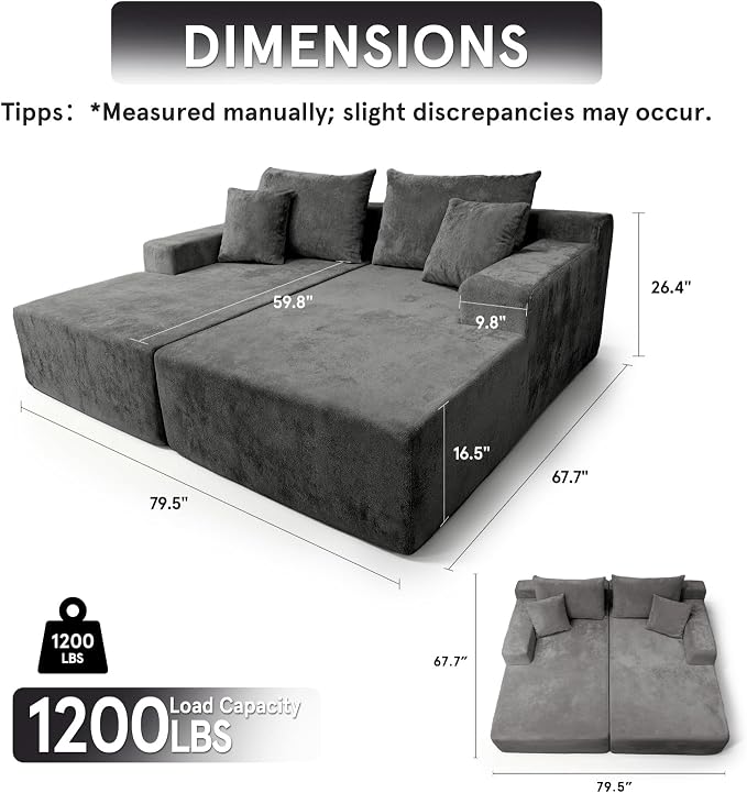 Sytopia Loveseat Chaise Lounge - Image 2