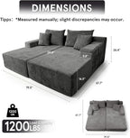 Sytopia Loveseat Chaise Lounge - Image 2
