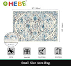 HEBE Indoor Door Mat 2'x3', Washable Welcome Mat - Image 2