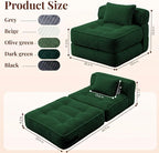 Folding Sofa Bed, Convertible Sleeper Chair - Image 2