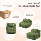 Folding Sofa Bed, Convertible Sleeper Chair - Image 7
