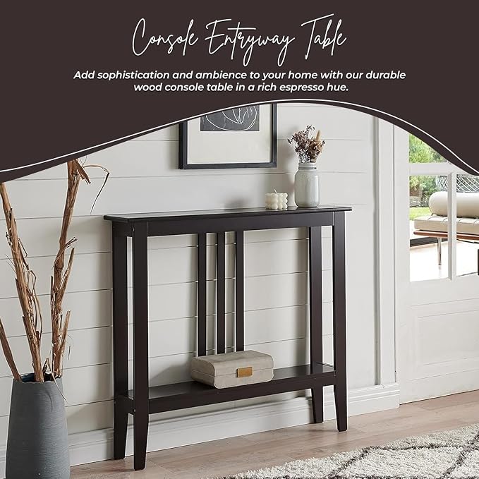 Kings Brand Furniture Narrow Console Table - Image 4