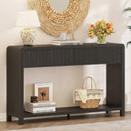 FATORRI Console Table for Entryway, Modern Sofa Table - Image 9