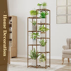 Bamworld 62 " Tall Plant Stand for Indoor Plants Outdoor Corner Plant Shelf - Image 5