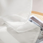 MIULEE Beige White Sheer Curtains 90 Inches Long 4 Panels 42 x 90 Inches | - Image 7