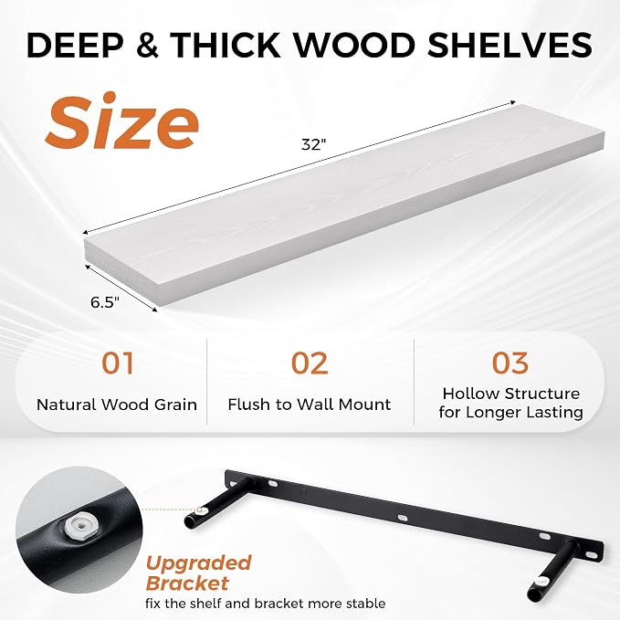 Fun Memories 32Inch Floating Shelves - Image 3