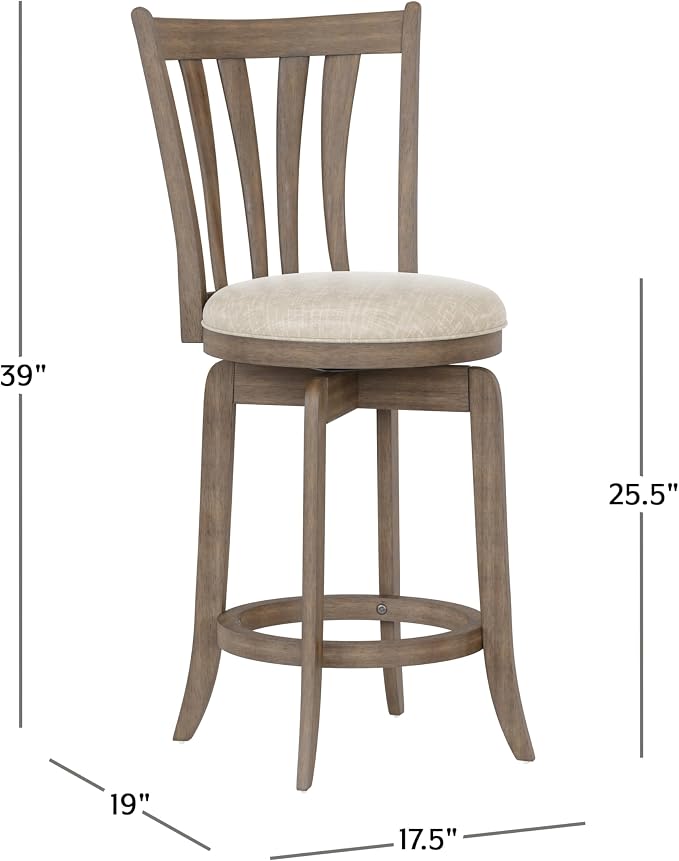 Hillsdale Savana Swivel Counter Height Stool, 29.5" High - Image 3