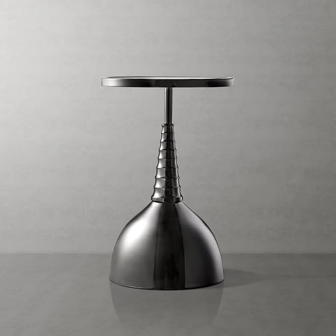 Homes: Inside + Out Halric Modern 24" Tall Round End Table - Image 10