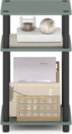 Furinno JUST Side Table, 3-Tier End Table, Open Shelves Night Stand, Bedside - Image 7
