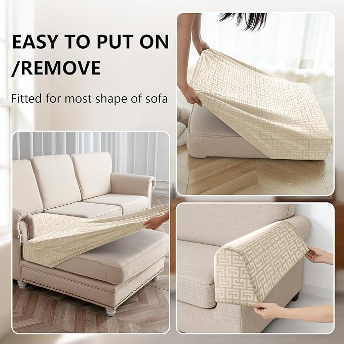 UNBBRRL Stretch Couch Backrest Cushion Cover - Image 4