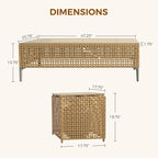 Grand patio 16-Piece Patio Furniture Set - Image 7