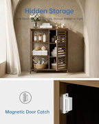 HITNET Bathoom Storage Cabinet, Bamboo Floor Cabinet - Image 7
