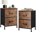 WLIVE Night Stand Set of 2, Small Dresser by WLIVE
