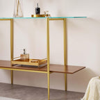 LumFurn Extra Large Glass Console Table - Image 6