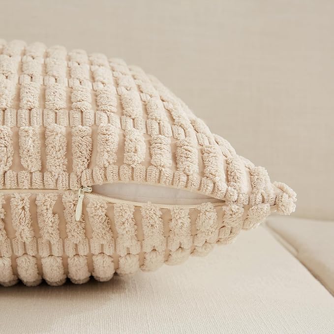 Fancy Homi 4 Packs Decorative Throw Pillow Covers - Image 4