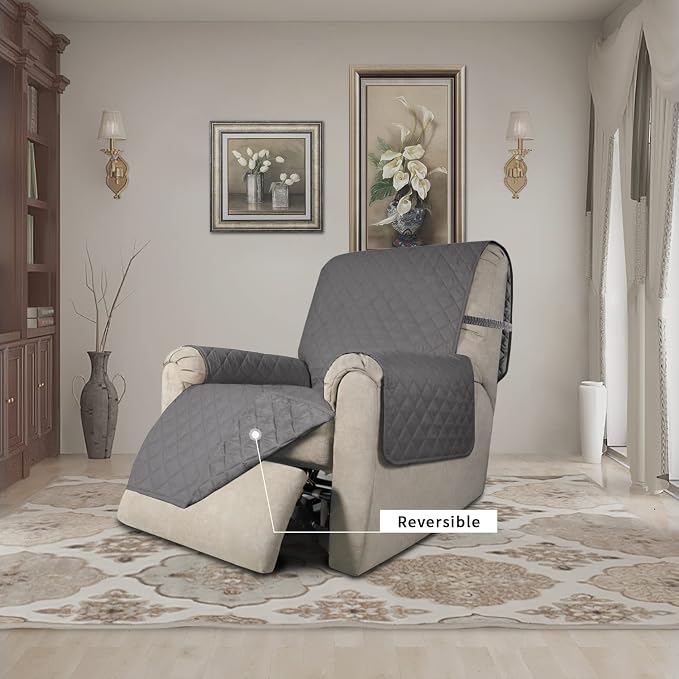 Easy-Going Reversible Couch Cover, Recliner 22 in, Water Resistant Furniture Mat - Image 2