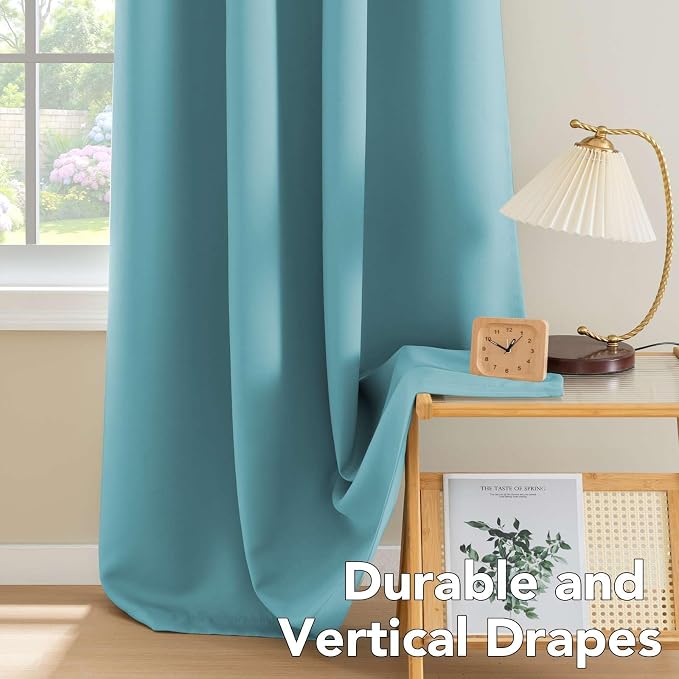 H.VERSAILTEX Blackout Aqua Curtains - Image 8