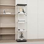 Display Cabinet with Glass Door and Lock, 4-Shelf Fast Installation Curio by glassdisplaycabinet