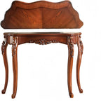 Solid Wood Console Traditional Decorative Furniture Tables, Half Moon Sofa Table - Image 4