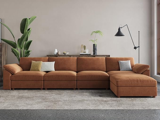 EASE MOOSE Large Sectional Modular Sofa，Large L Shape Sectional Couch Wide Deep - Image 6