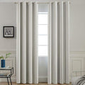 Yakamok Room Darkening Curtains 52x96 inch Length Light Beige-Living Room | 2 by Yakamok