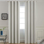 Yakamok Room Darkening Curtains 52x96 inch Length Light Beige-Living Room | 2 by Yakamok