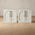mopio Blake Storage Cabinet, Small Modular Accent Display Sideboard Buffet by MopioInc