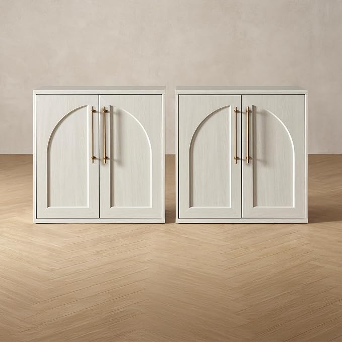 mopio Blake Storage Cabinet, Small Modular Accent Display Sideboard Buffet by MopioInc