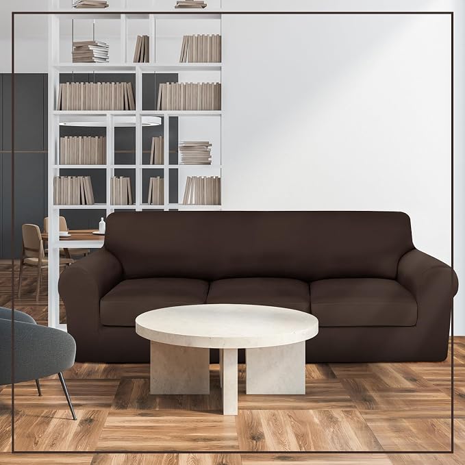 HunnmingRe Sofa Covers for 3 Cushion Couch Stretch Sofa and Loveseat Covers Set - Image 7