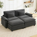 Oprisen 86" Modular Sectional Sofa, Comfy Cloud Couch Sectional Sofa by Oprisen