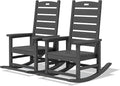 SERWALL Outdoor Rocking Chair Set of 2, Oversized Rocking Chair by SERWALL