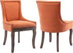 Modern Dining Chairs Set of 2, High Back Dining Chairs Side Chairs by MZDOO