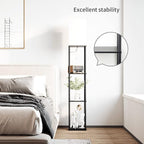 SUNMORY Floor Lamp with Shelves, Modern Square Standing Lamp with 3 Color - Image 9