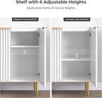 SICOTAS Fluted Sideboard Buffet Cabinet - Image 7