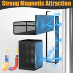 Magnetic Spice Rack for Refrigerator, 6 Pack 100% Metal Strong Magnet Shelf - Image 3