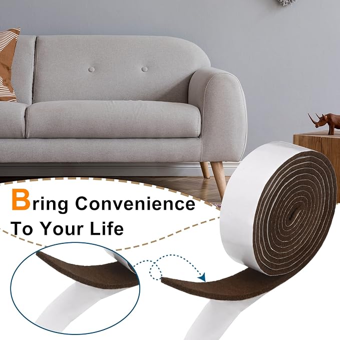 Shappy 2 Packs 120 x 1 x 0.12 Inch Felt Strips - Image 3
