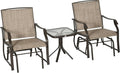 Outsunny 3 Piece Outdoor Glider Chair by Outsunny