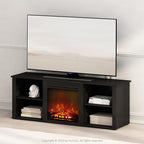 Furinno Jensen Fireplace TV Stand, NO Heat Decorative Electric Fireplace TV - Image 3