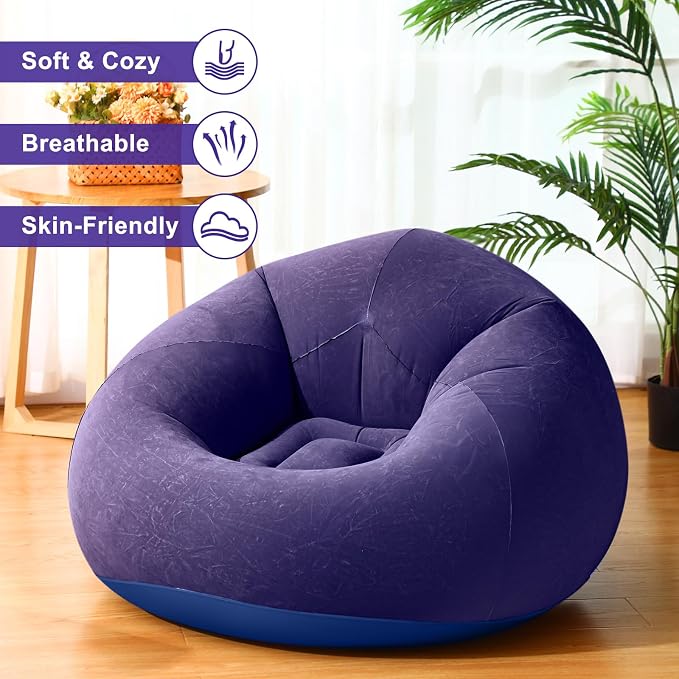 Realspring 6 9 12 Pcs Inflatable Bean Bag Chairs - Image 3