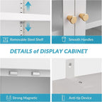 6-Tier Glass Display Cabinet - Image 5