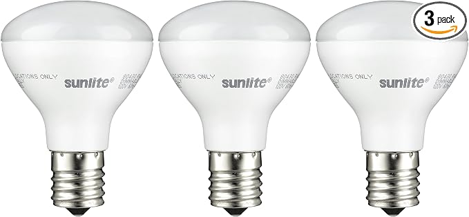 Sunlite LED R14 Mini Flood Light Bulbs, 4 Watts, 280 Lumens, Intermediate Base by Sunlite