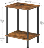 HOOBRO End Table, Small Side Table, Nightstand - Image 3