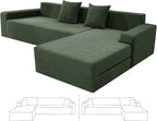 ZNSAYOTX Sectional Couch Covers, Stretch Jacquard Slipcovers by ZNSAYOTX