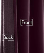 MIULEE Dark Purple Velvet Curtains 52x108 inches Luxury Blackout Curtains | - Image 6
