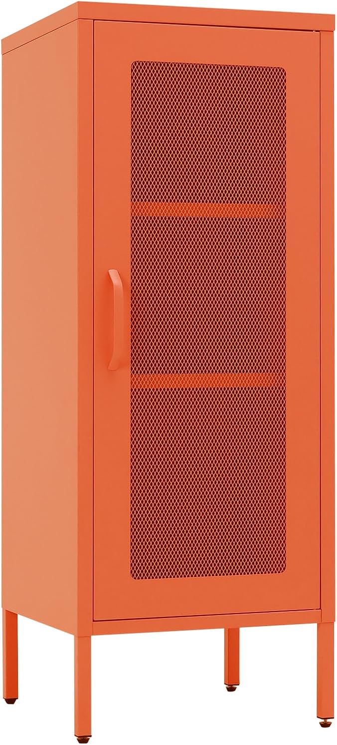Slim Metal Storage Cabinet by Albad